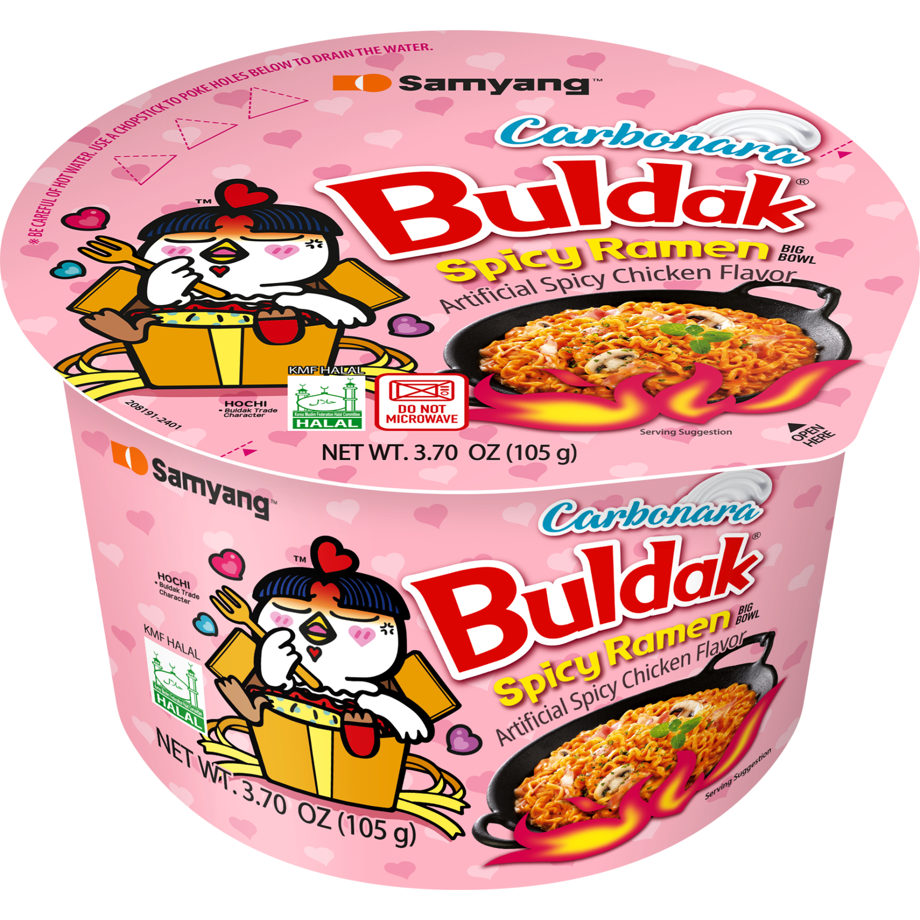 Buldak Ramen Carbonara Big Bowl 3.70 OZ (105g)