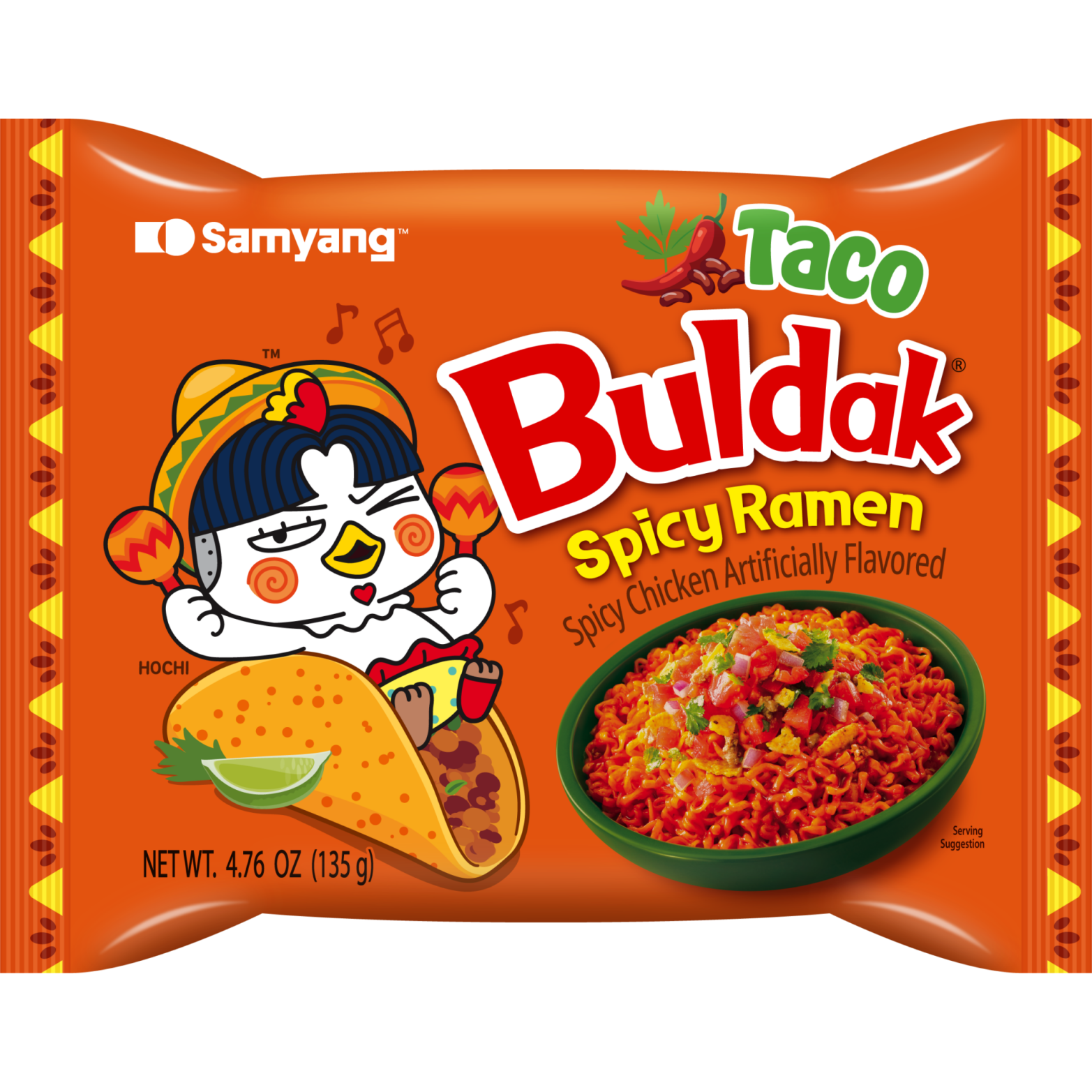 Buldak Ramen Taco 4.76 OZ(135g)